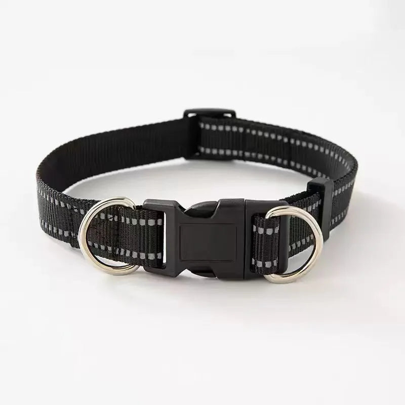 Heavy-Duty Reflective Collar with Double D-Ring – photo 7