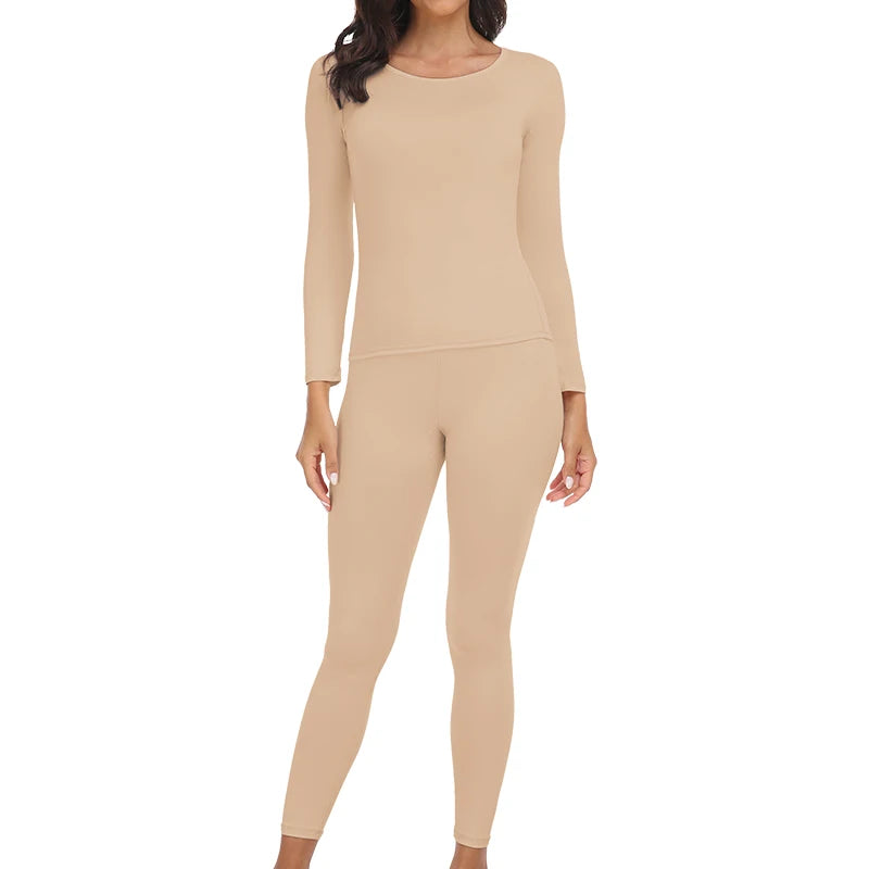 Women's Thermal Long Johns Set - Lined Top & Pants for Skiing - photo 7