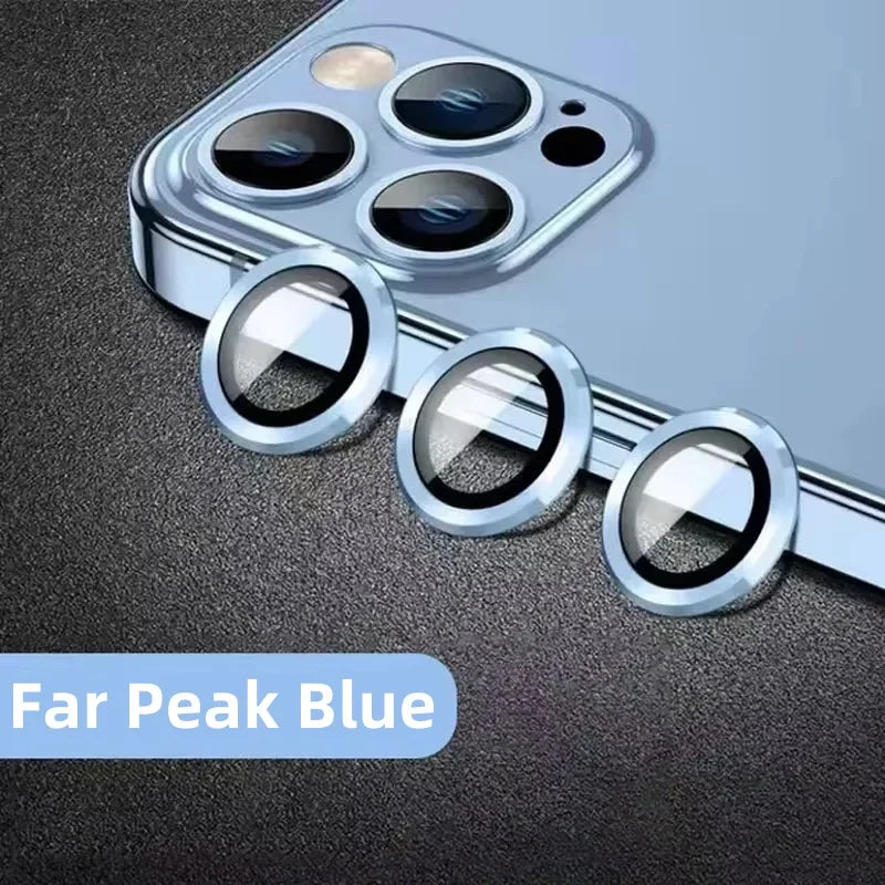 Metal Camera Lens Protector Glass For iPhone 16 17 15 13 11 12 14 Pro Max Air Back Lens Protection Film For iPhone 12 13 Mini