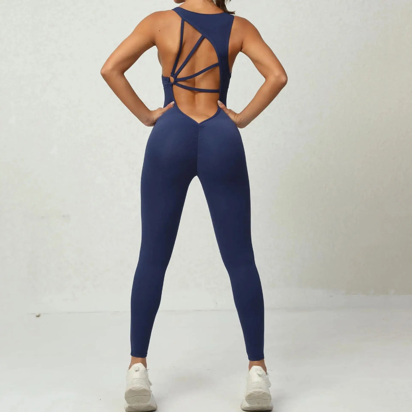 Women's Gym Jumpsuit — One-Piece Yoga Workout Sport Set