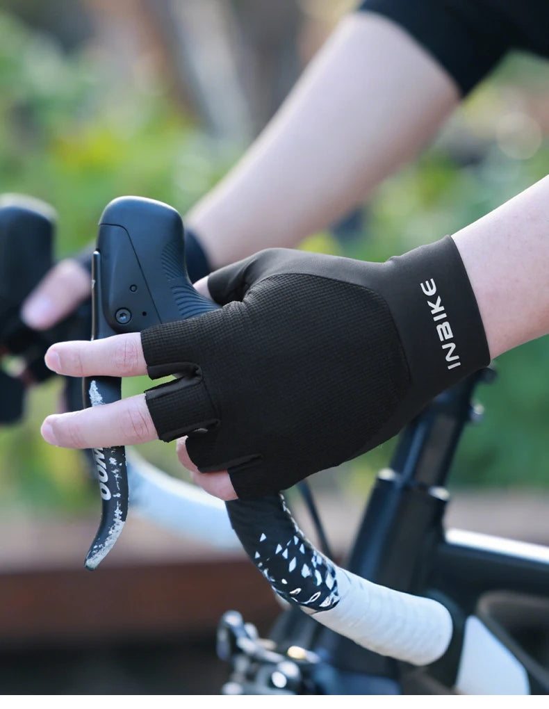 Half Finger Cycling Gloves with Padded Palm