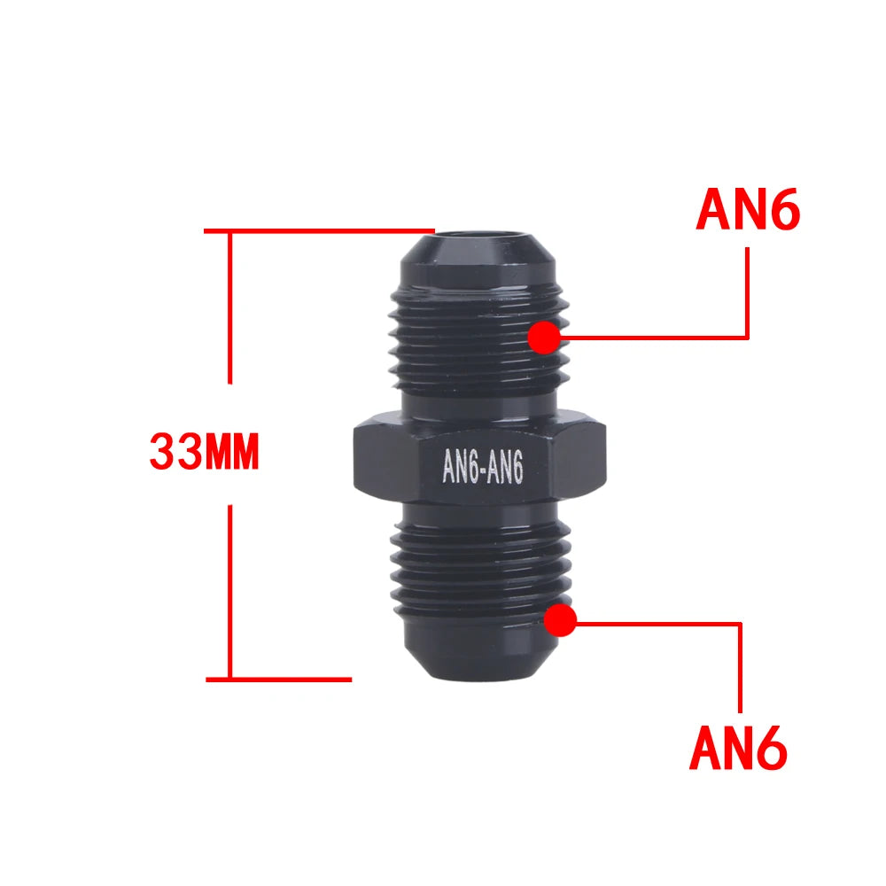 Universal AN6 AN8 AN10 To AN To M14/M16/M18x1.5 Thread Straight Fuel Oil Air Hose Fitting Male Adapter Car Auto Accessories