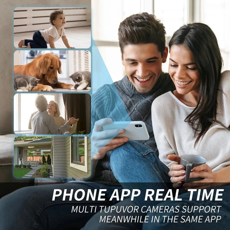 4K Mini Wireless Camera — Night Vision WiFi Home Monitor