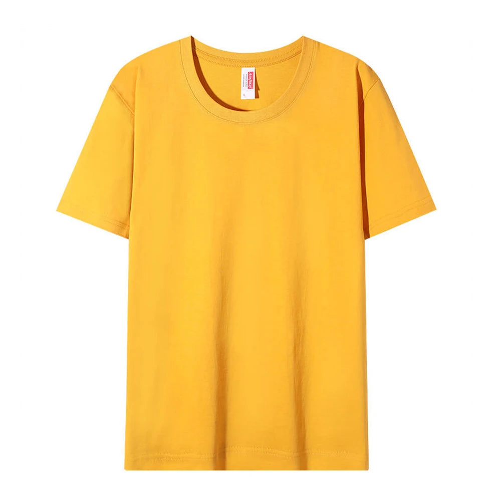 Men's plain cotton t-shirt - view 10
