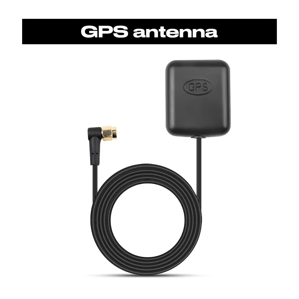 Universal ISO Power Cable, USB, Microphone & GPS Antenna Kit — Car Stereo Install Accessories (Toyota, Nissan, Suzuki)