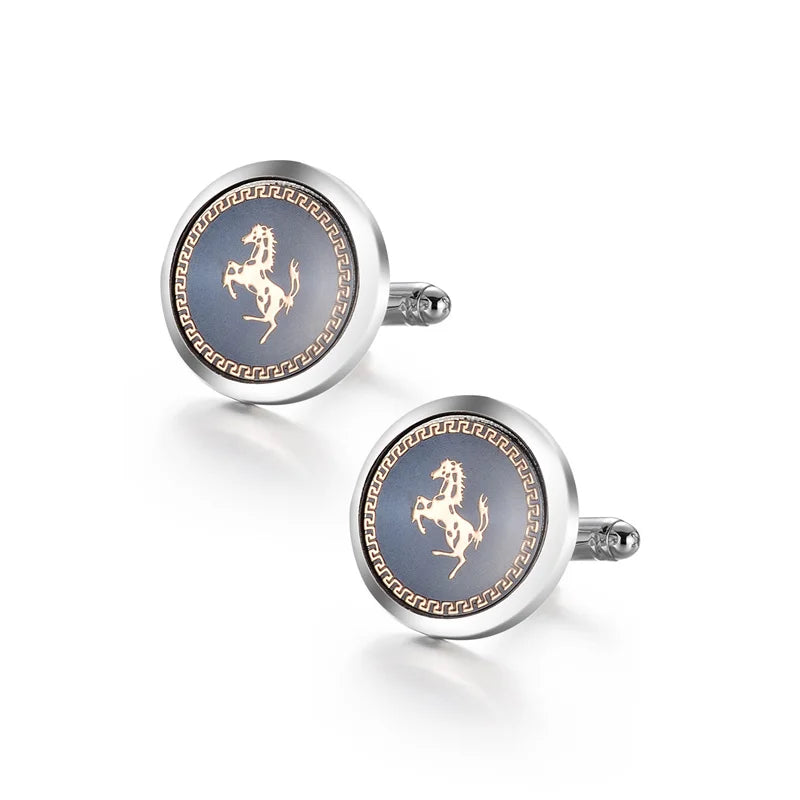Man Shirt Cufflinks Copper Cufflinks For Mens Luxury Wedding Guests Gifts Round Square Fashion Jewelry Men Cuffs Links Tie Clip