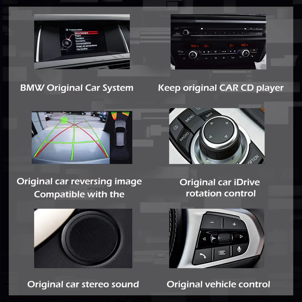 Wireless CarPlay & Android Auto Retrofit Module, Compatible with BMW 3 4 Series F30 F32 (NBT EVO)