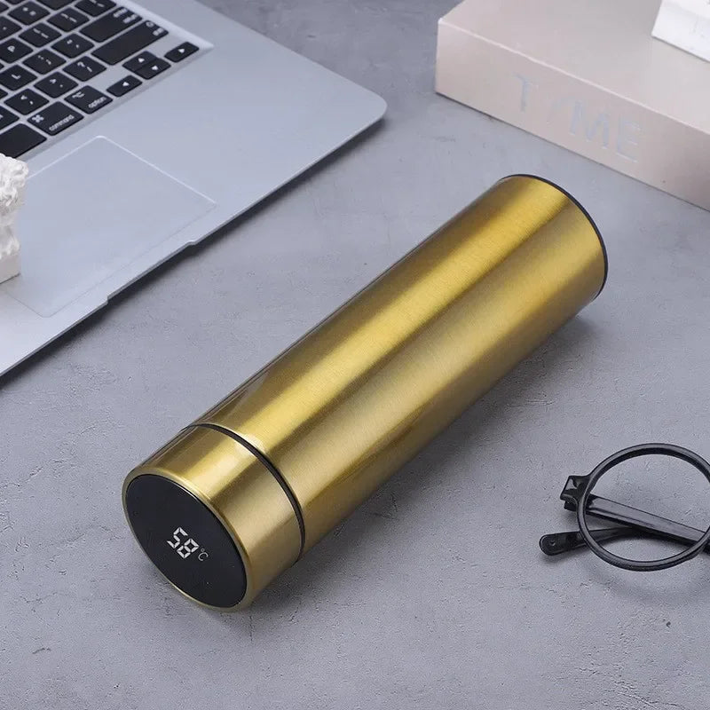 500ML Smart Thermos Bottle – LED Temperature Display Vacuum Flask | Insulated Sports Water Cup