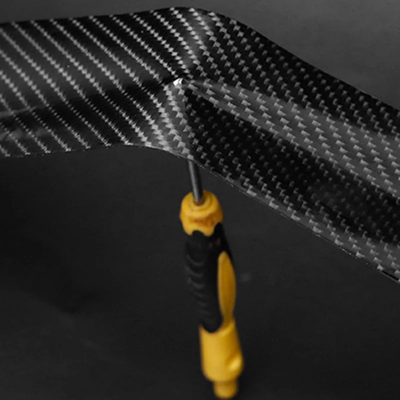 DIY Nano 3D Carbon Fiber Car Stickers Door Sill Protector Bumper Tape Car Protector Strip Waterproof Protection Film 1/3/5/7/10M