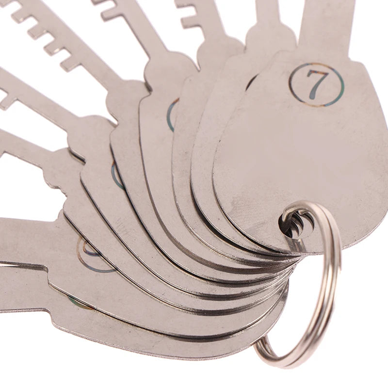 HUK  Tools Stainless Steel Comb Lock 9in1 Full Set Repair Tool