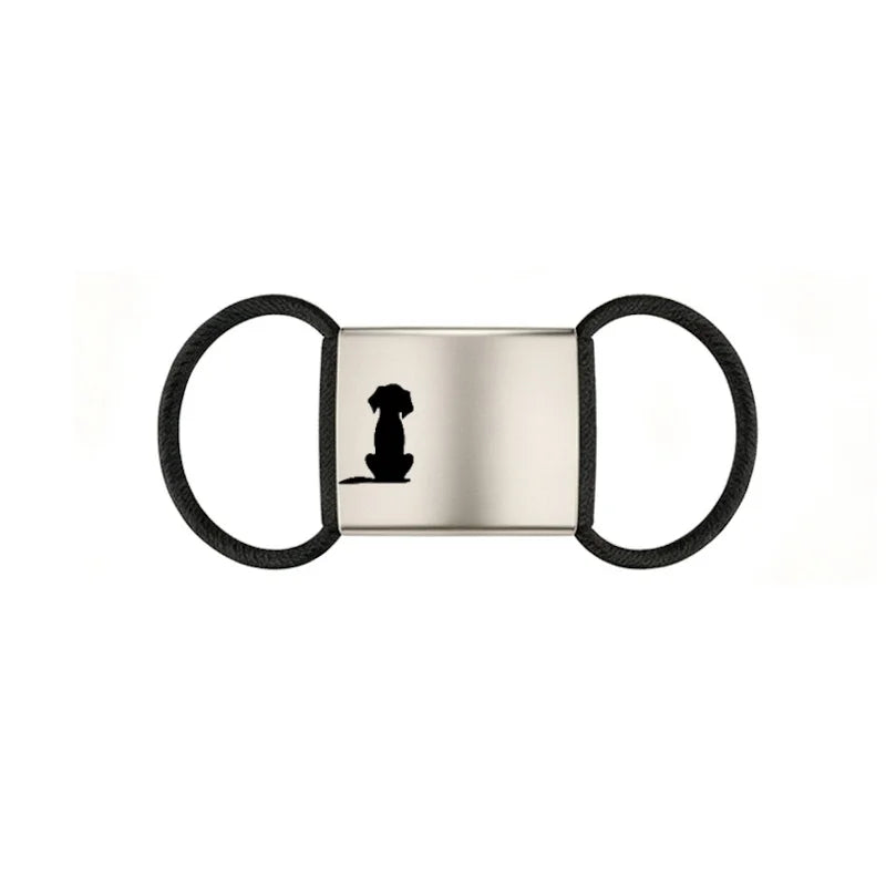 Silent Slide-On Pet ID Tag - Noiseless Engraved Collar Tag