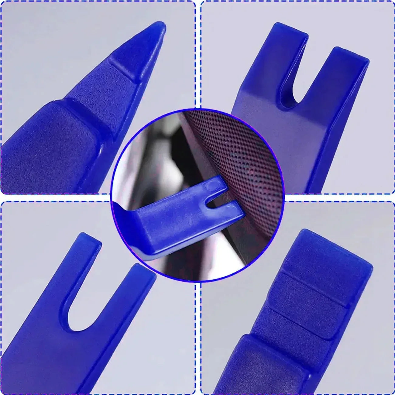 Car Interior Removal Kit - Easy To Pry Fasteners -Non-Scratch Remove Door Clips And Audio Instrument Panel