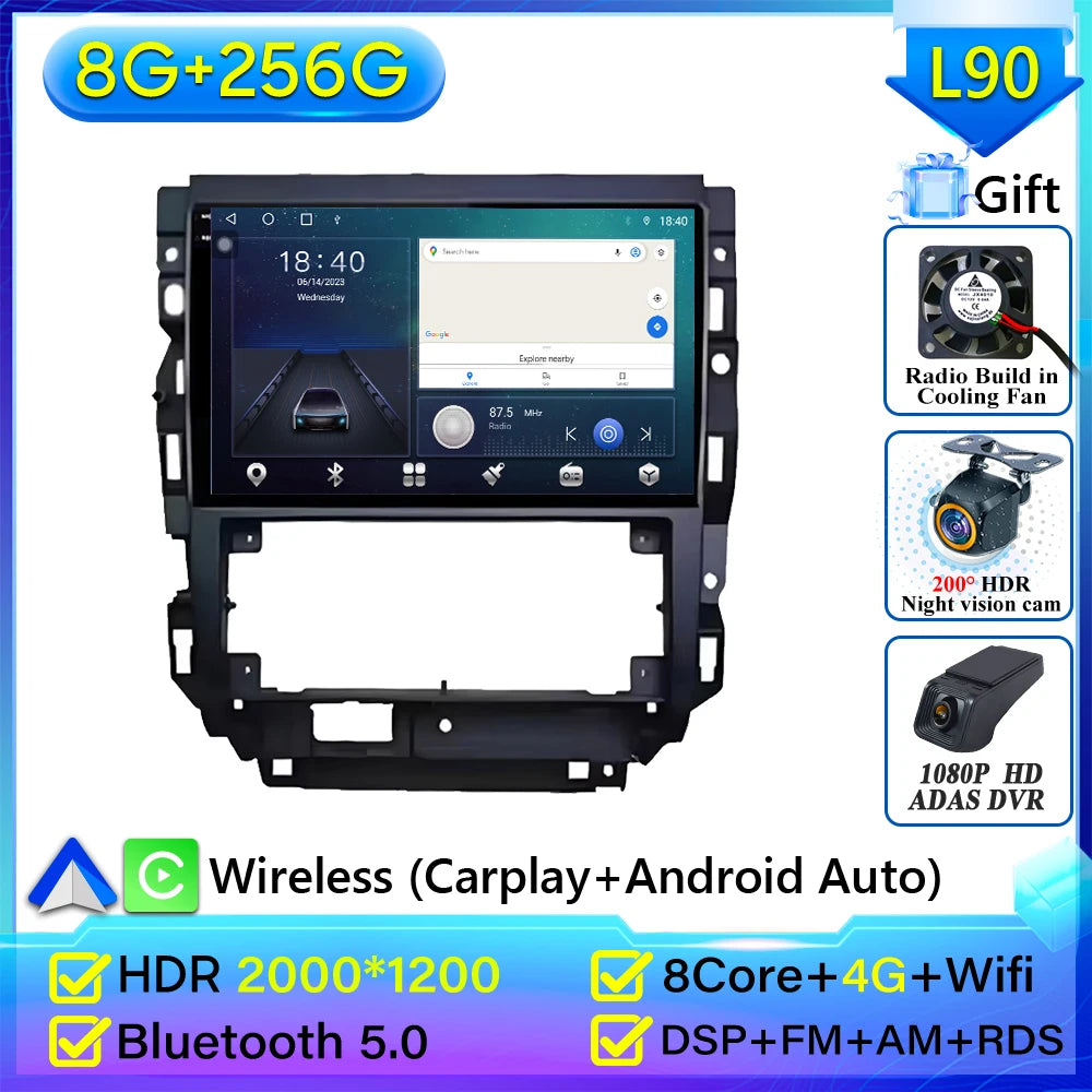 Android 16 For Volkswagen Golf 4 Mk4 Jetta 2004 - 2008 Car Radio Carplay Multimedia Player GPS Navigation Wifi Video Stereo 2din
