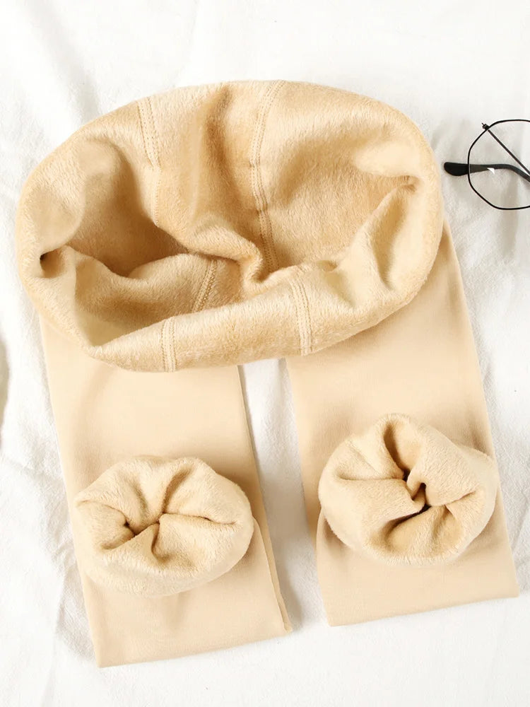 Women's Fleece-Lined High Waist Winter Leggings