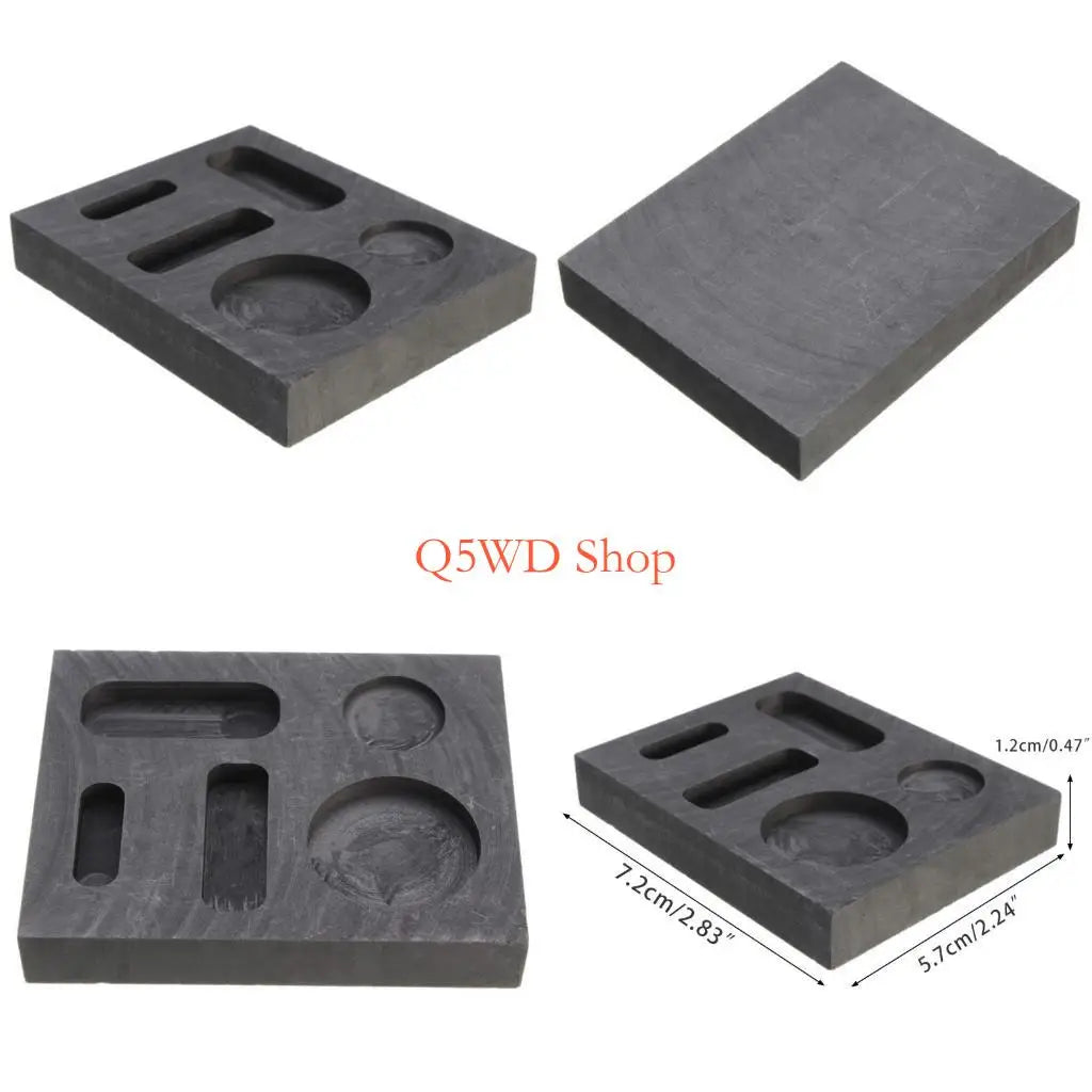 Q5WD Casting Ingot Mold 5 in 1 Mold Coin Combo Melting Ingot Mold Durable