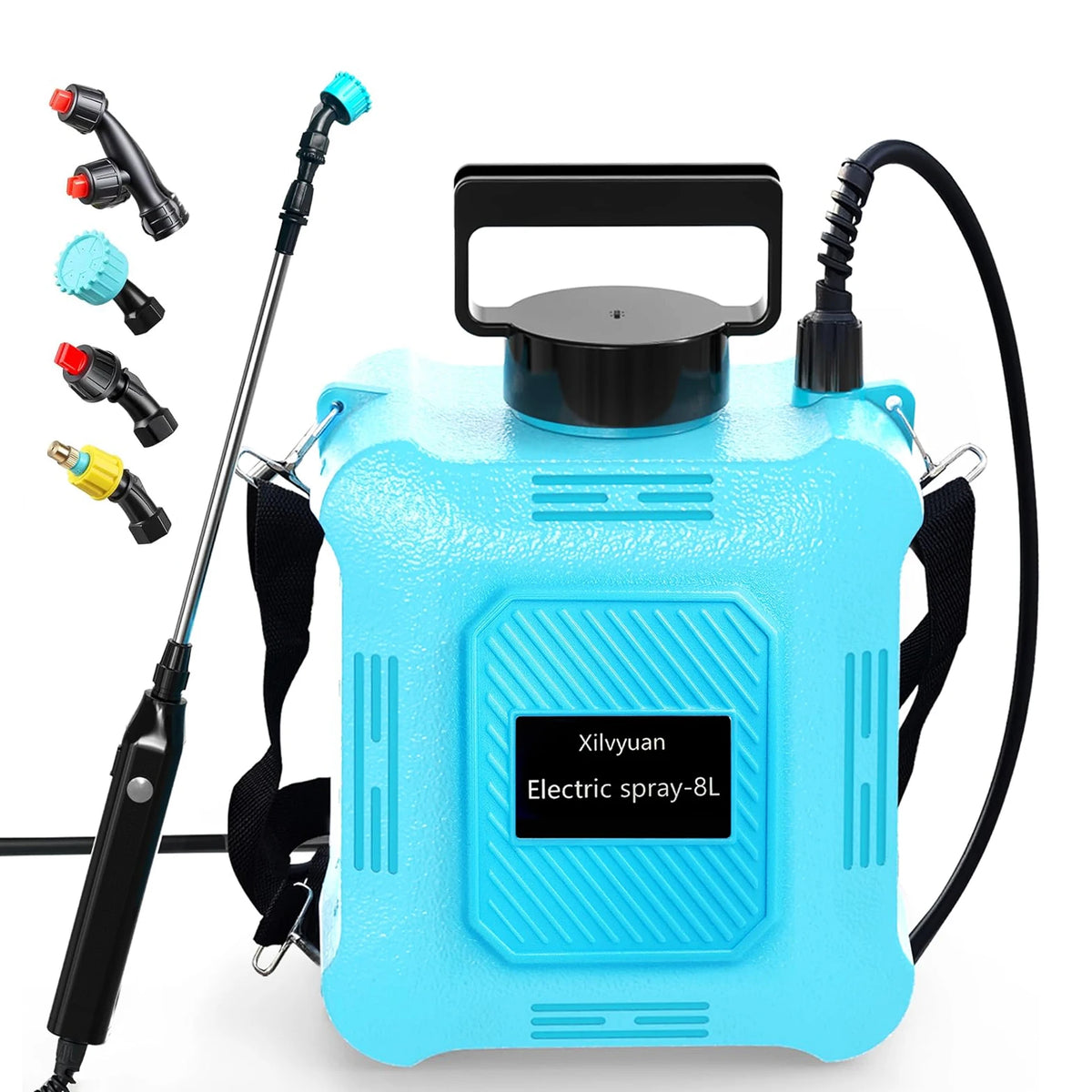 2026 Upgrade Electric Sprayer with Handle Retractable Wand Portable Multi-purpose Garden Sprayer for Farms Orchard Lawns Gardens