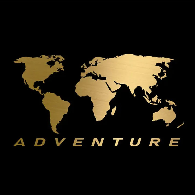 World Map Universal Auto Sticker Art Auto Motorcycle Trucks Racing SUV Bumper Laptop Suitcase Vinyl Decal