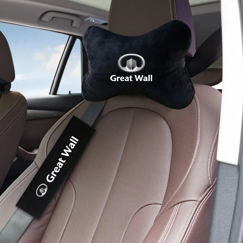 For Great Wall Hover H3 H5 M4 Poer Pao Voleex C30 Wingle 5 Car Headrest Neck Support Seat Soft Neck Pillow Auto Accessories