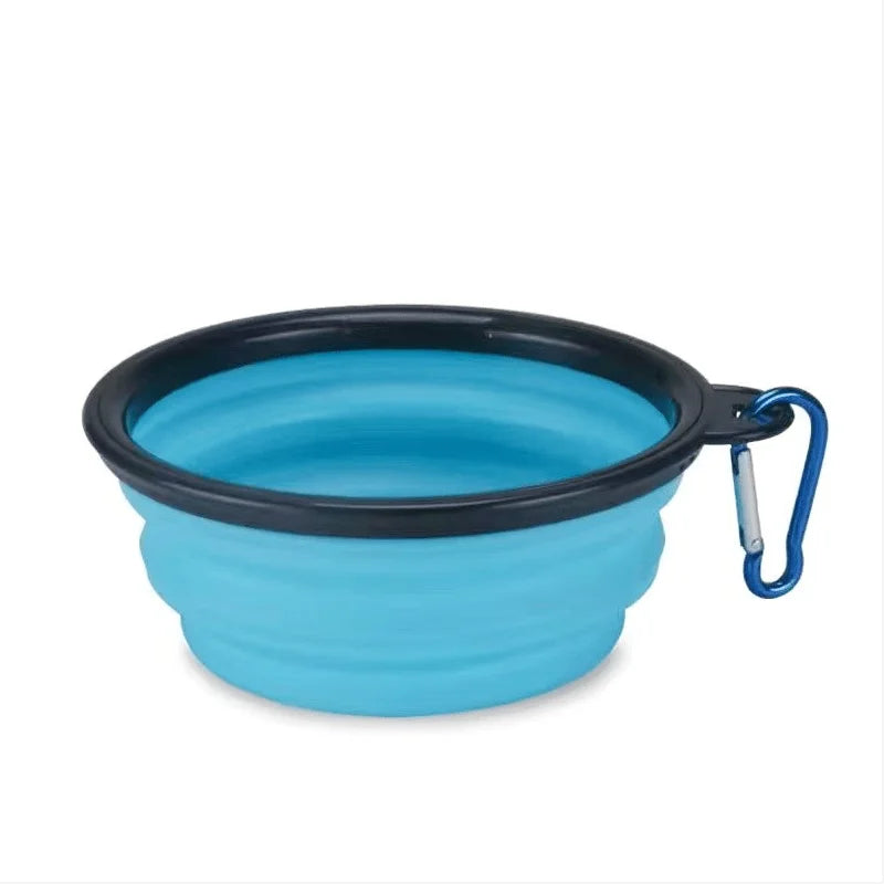 Collapsible TPR Pet Bowl - Portable Travel Food & Water