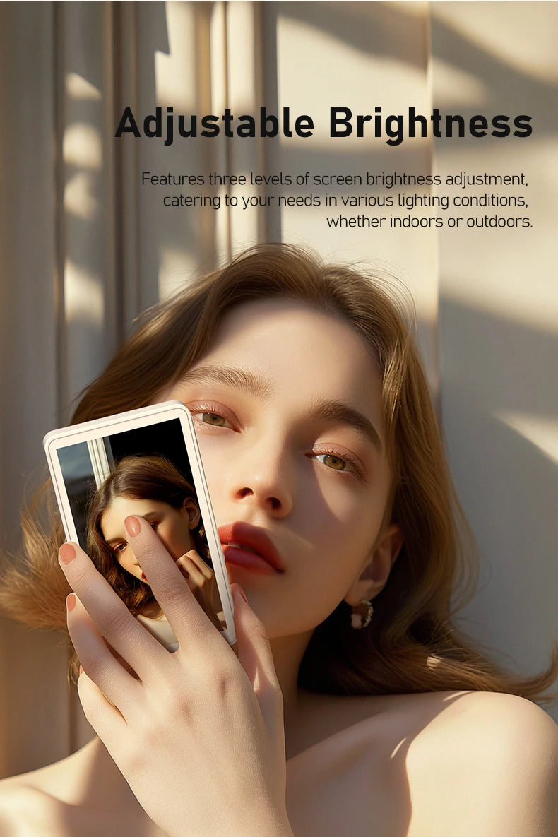 Smartphone Rear Camera Selfie Display Screen Wireless Wi-Fi Mirroring Magnetic Attachment for iOS Android Harmony OS