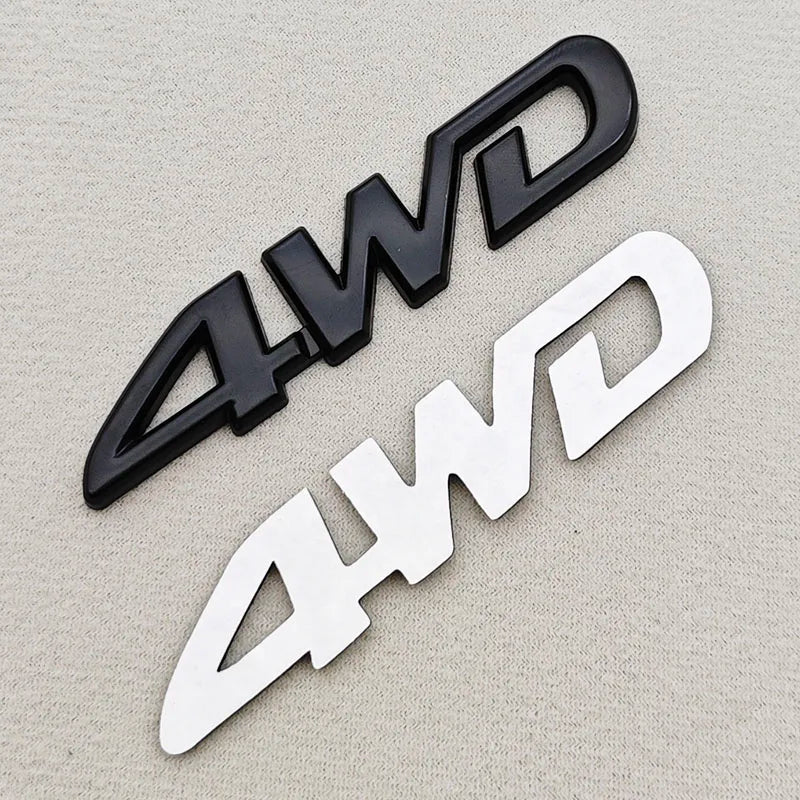 3D Metal Car Sticker Logo 4WD V6 V8 LIMITED Fender Side Badge Rear Trunk Emblem For Toyota LC150 LC200 4Runner Tundra Accessorie