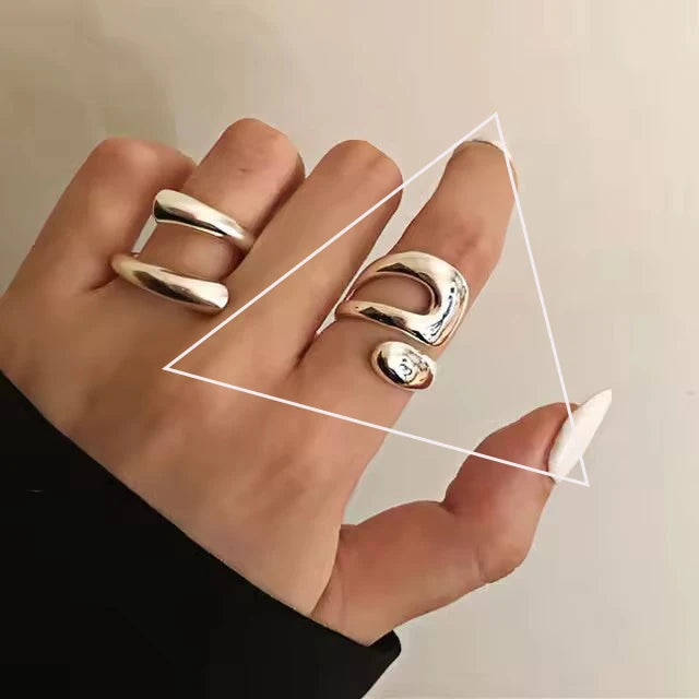 VENTFILLE 925 Sterling Silver Flower Lace Ring Korean Fashion Opening Inlaid CZ Adjustable Rings Valentine's Day Gift