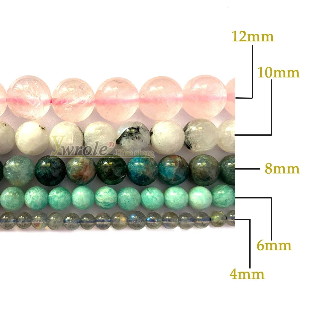 Natural Gem Stone Faceted Round Red Garnet Loose Spacer Beads for Jewelry Making Diy Earrings Bracelets Charms Accessories