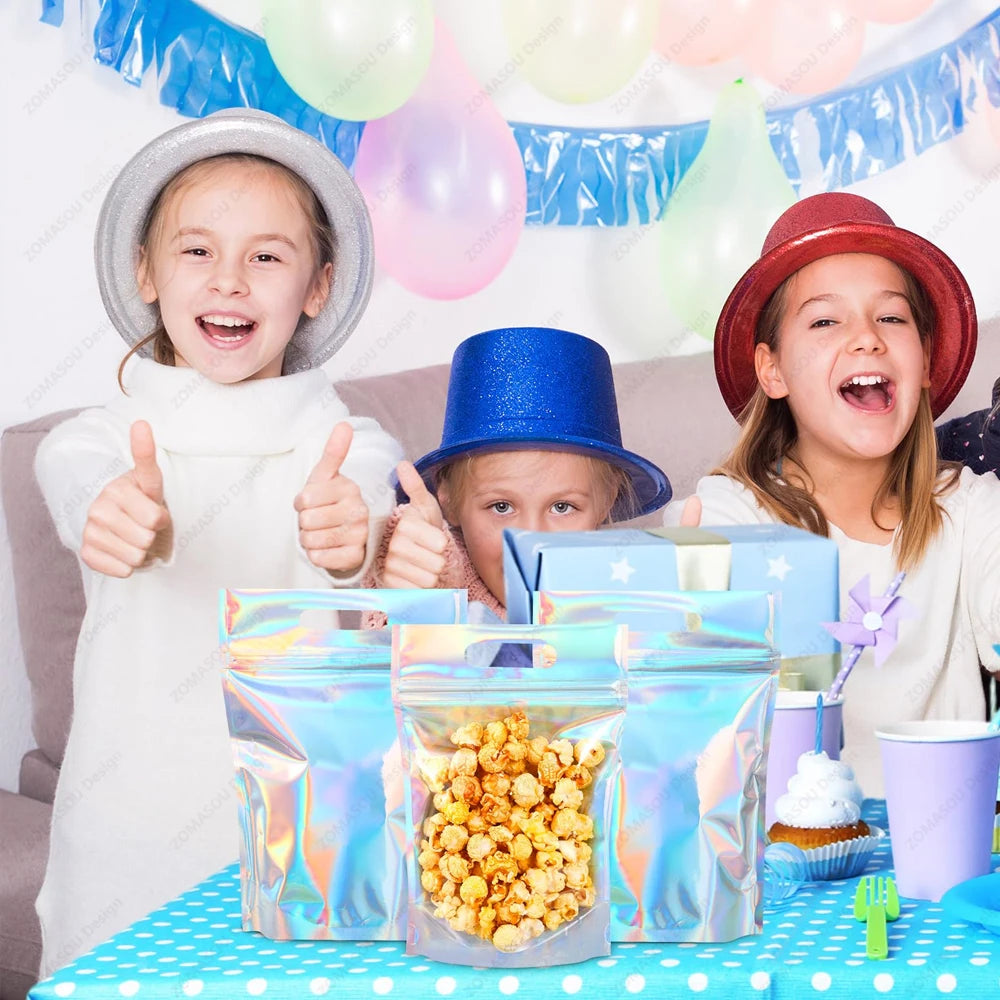 Holographic Laser Sealing Bags for Candy, Jewelry & More