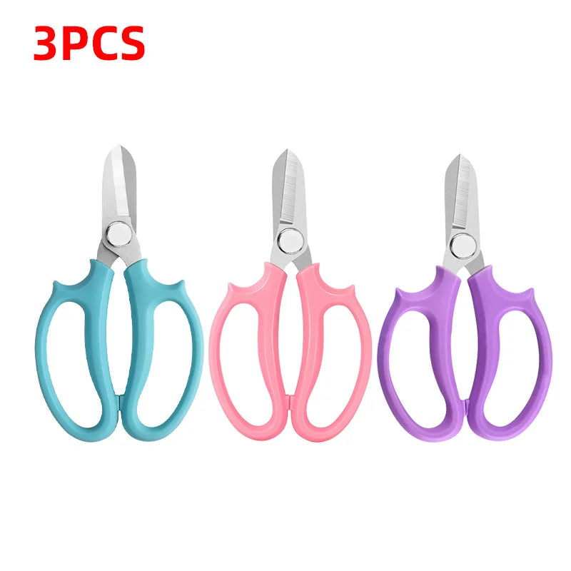 Professional Bonsai & Garden Scissors – PTFE Bypass Pruning Shears with Ergonomic Grip | Floral & Plant Pruner