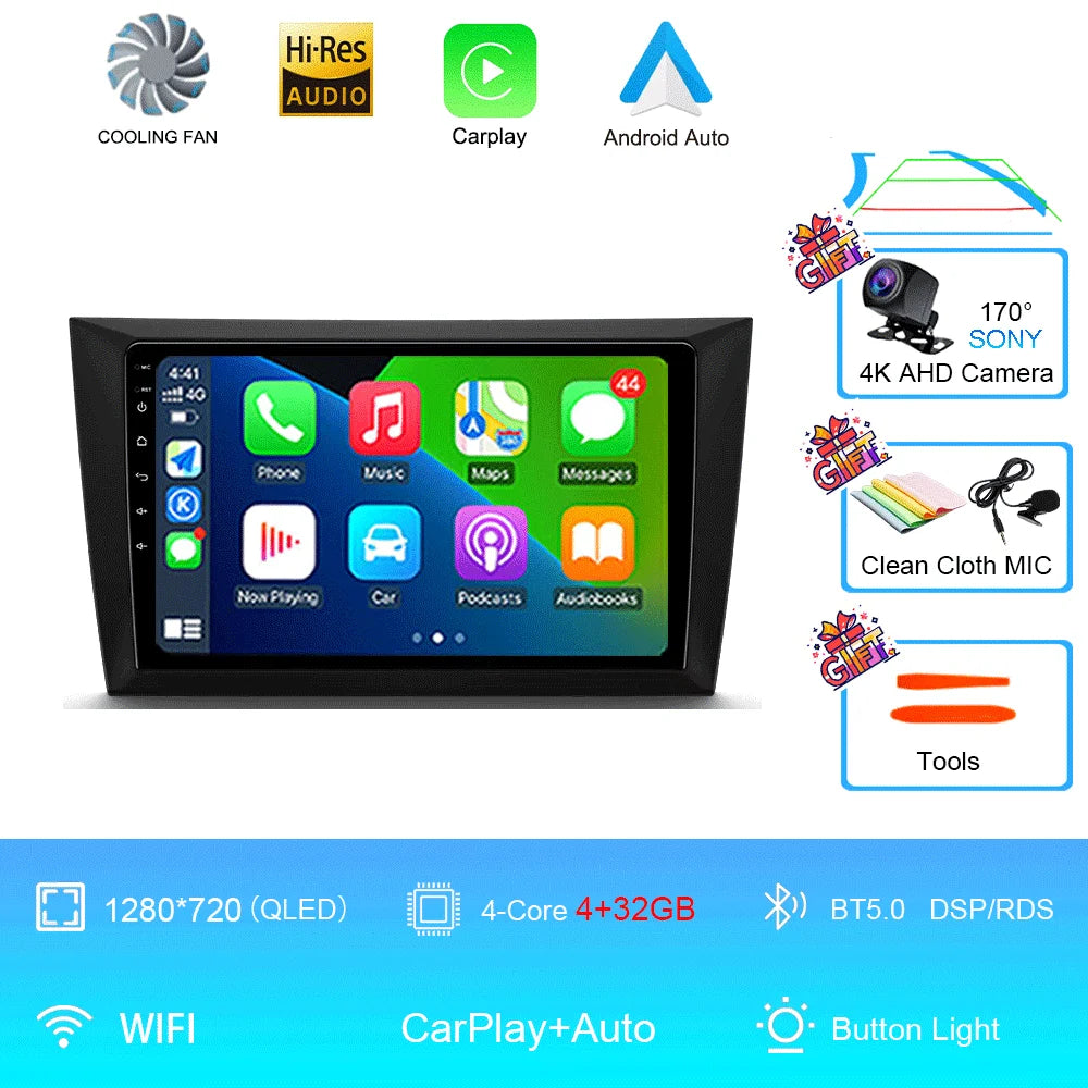 Car Stereo with Apple CarPlay & Android Auto, Compatible with VW Golf 6 MK6 & GTI