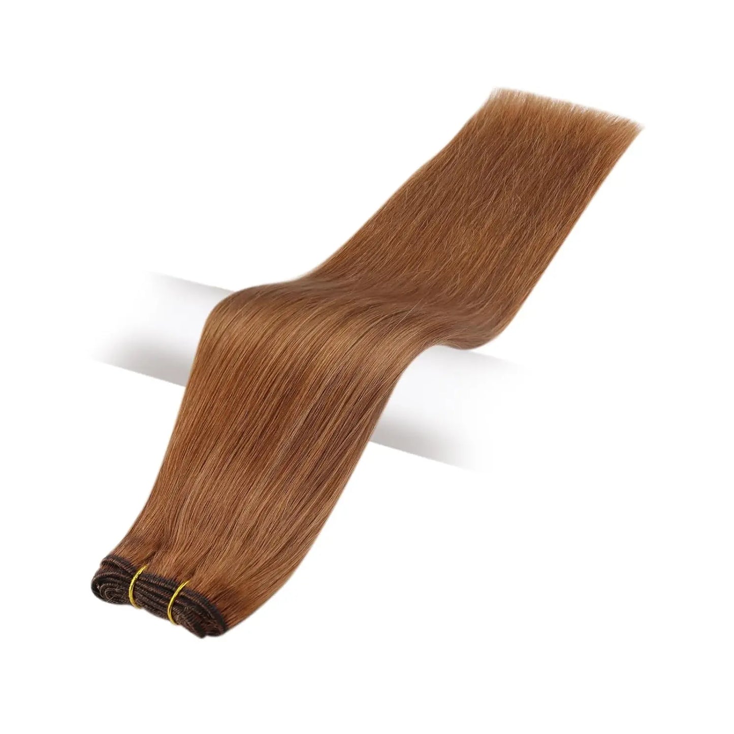 Full Shine Hair Bundles 100% Human Hair Weft Extensions Ombre Blonde Color100g Sew In Silky Straight Remy Skin Double Weft
