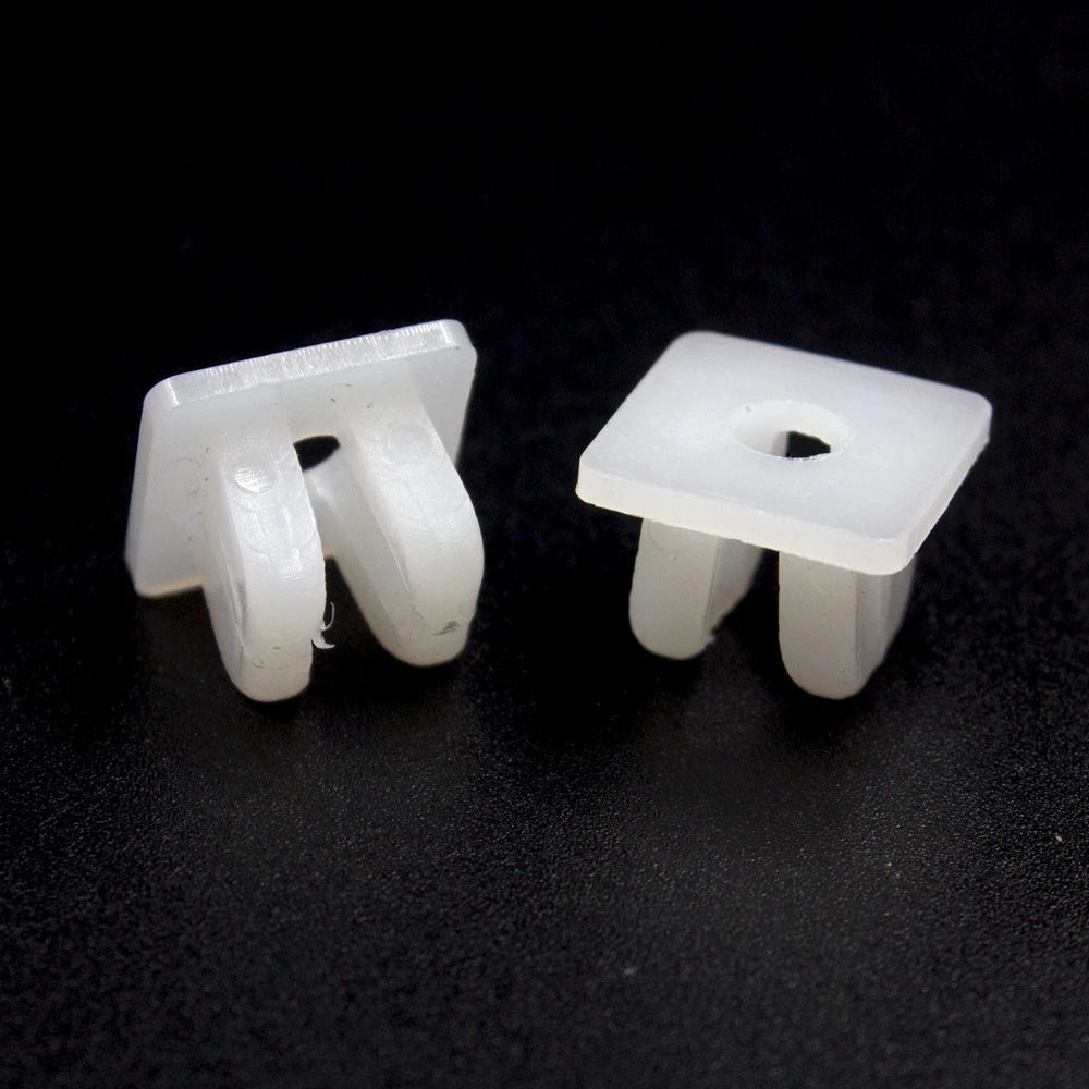 50 Pcs Car Fixed Screw Square Head Nut Screw Fixed Grommet Clip Plastic Snap In Fastener