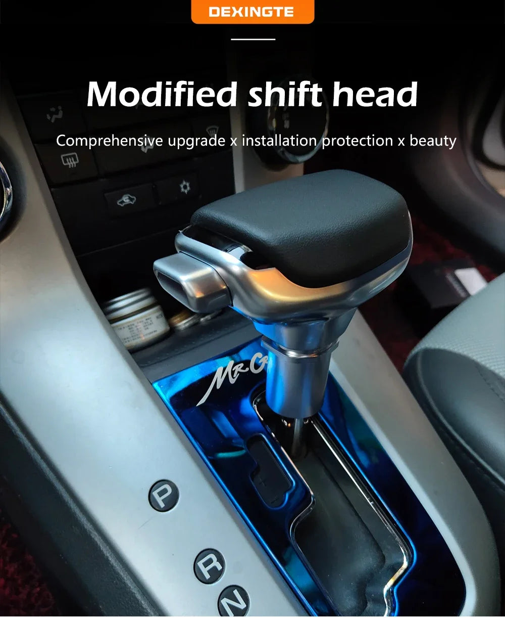 For Chevrolet Cruze Kopac Orlando Car Automatic Transmission New Leather Gear Stick Head Shift Gear Rod Shifter Gear Shift Knob