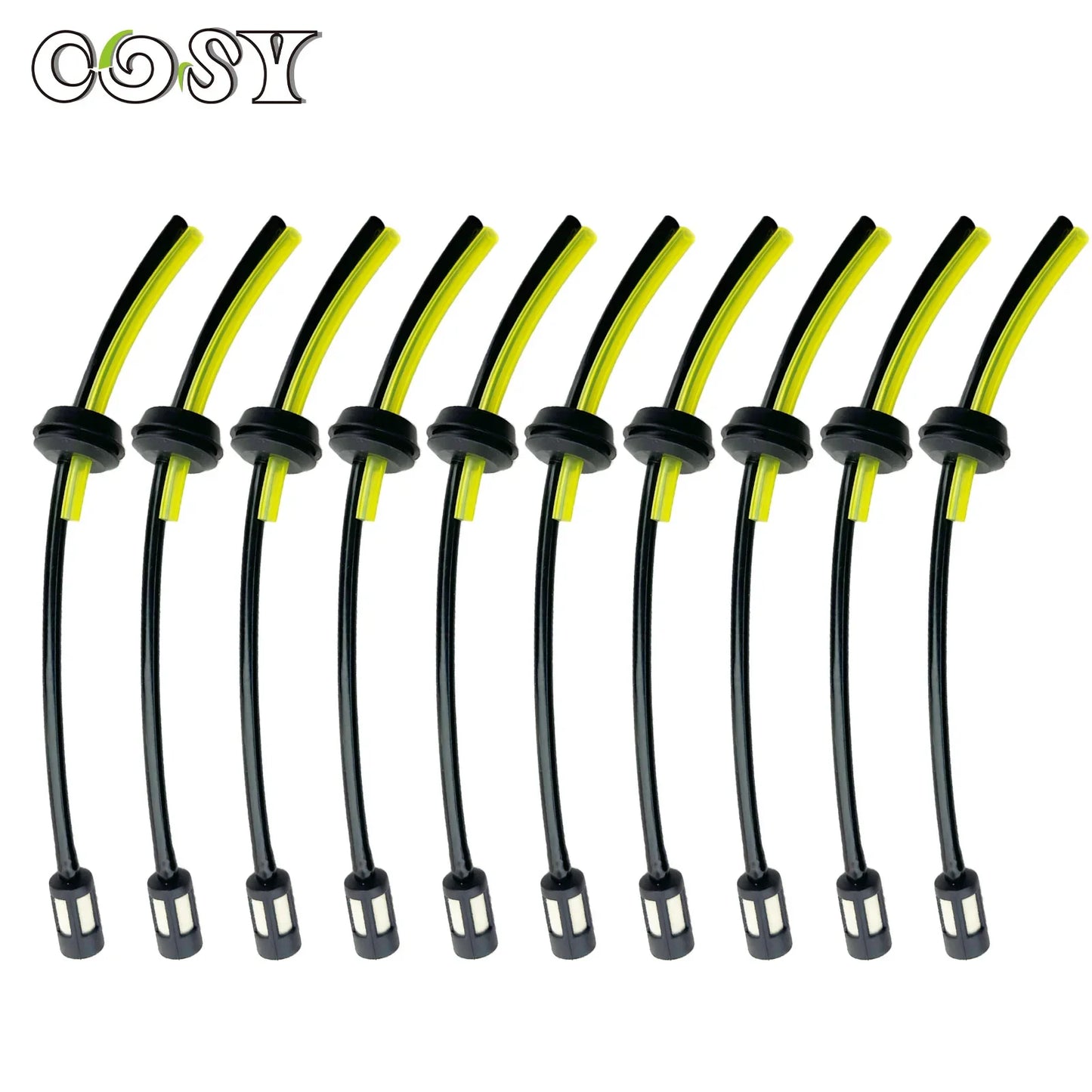 COSY 5/10pcs Replacement Strimmer Trimmer Fuel Hose with Fuel Petrol Tank Filter Oil Pipe For Chainsaw Parts Engine Garden Tools