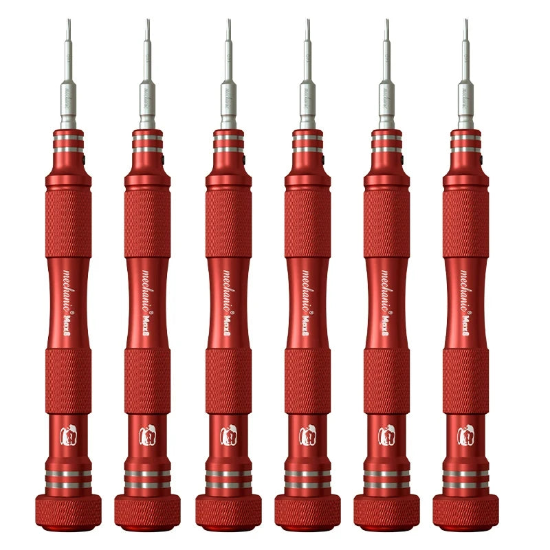 MECHANIC MAX8 Non-slip Screwdriver 0.8 Torx 0.6 Y-Type 1.2 1.5 Phillips 2.5 T2 for Mobile phone camera Repair Disassemble Tool