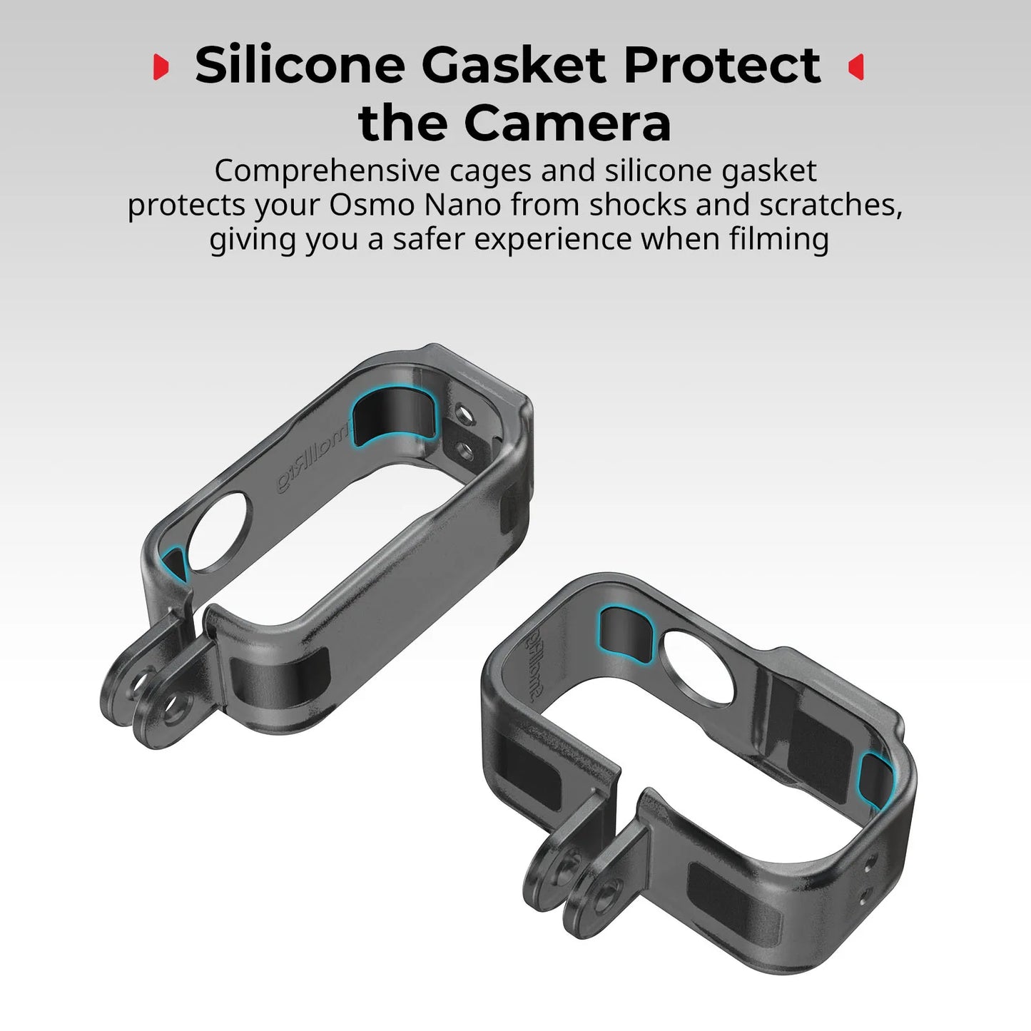 SmallRig Action Camera Nano Cage Kit – Vertical-to-Horizontal for DJI Osmo Nano | YouTube & TikTok (5757)