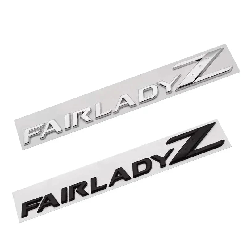 Car Front Emblem Sticker Auto Rear Trunk Badge for Nissan Z 350Z 370Z Fairlady Z3 Z34 Altima Leaf Livina Maxima Qashqai Sylphy