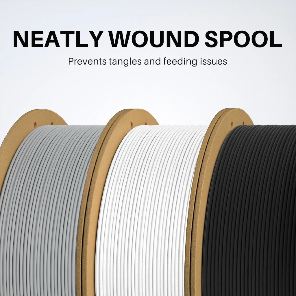 ELEGOO Matte PLA Filament 1KG,1.75mm FDM 3D Printer Filament Dimensional Accuracy +/- 0.02mm, 1kg Carboard Spool (2.2lbs)