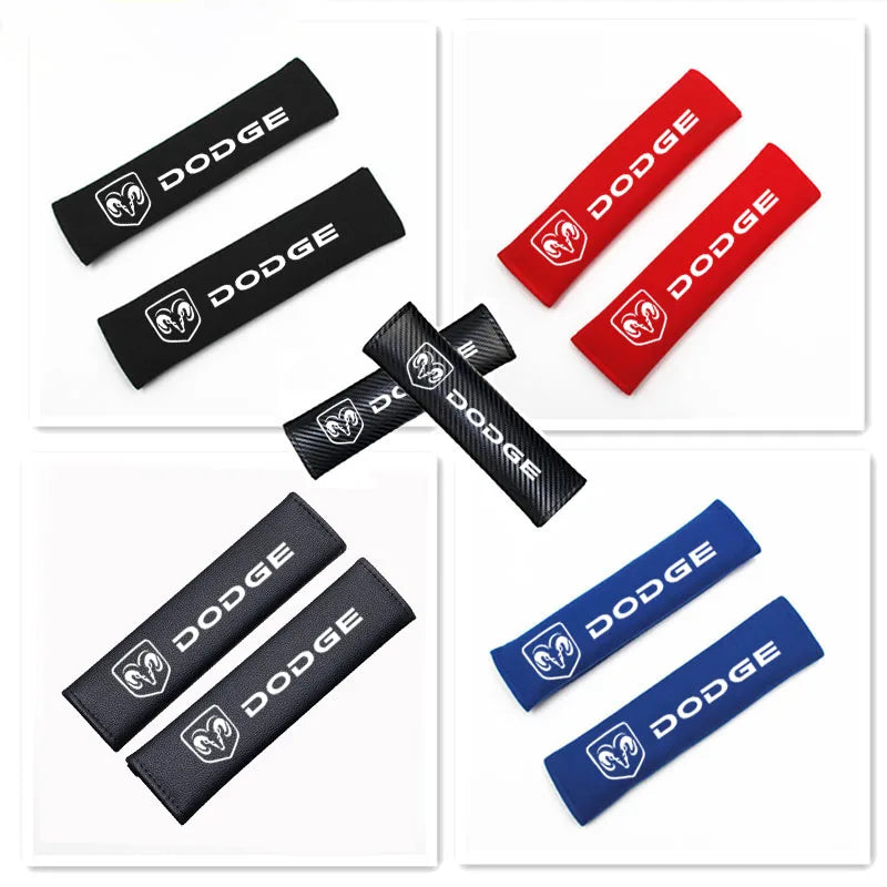 Dodge Seat Belt Shoulder Pad Covers (2-Piece Set)