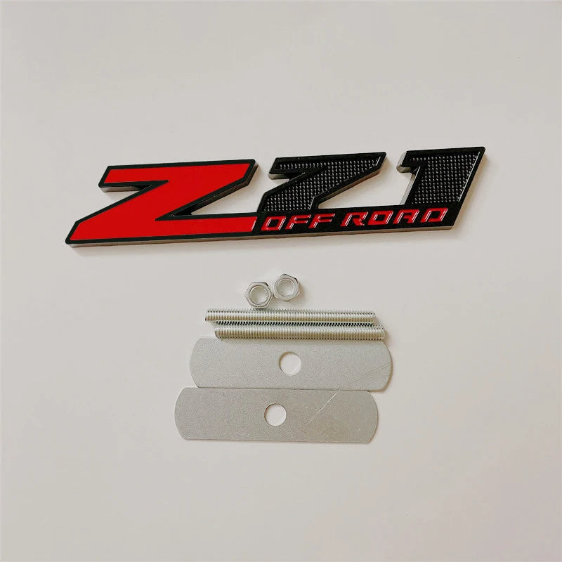 3d Metal Logo Z71 Emblem Car Front Grille Badge Sticker For Chevrolet Tahoe Colorado Cheyenne Chevy Silverado Z71 Accessories