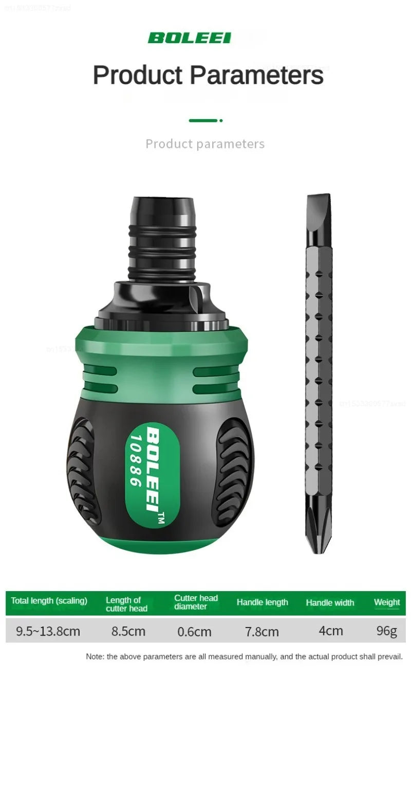 Mijia High Quality Ratchet Screwdriver Set With Multifunctional Adjustable Inner Cross Shaped Triangular Plum Screw Driver Tools