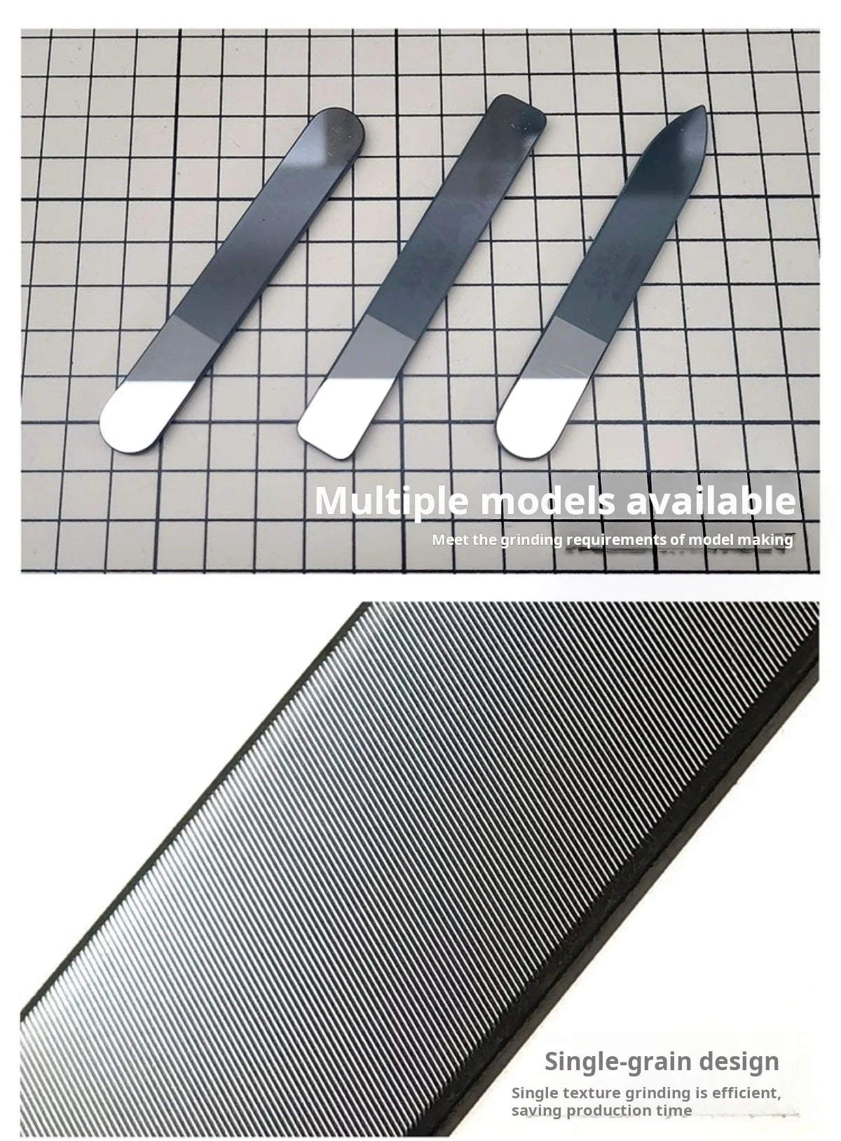 MS054 13.5x90mm Model Mirror Polished Glass File Assembly Model Building Tools for Gundam Military Grinded Tool Hobby DIY