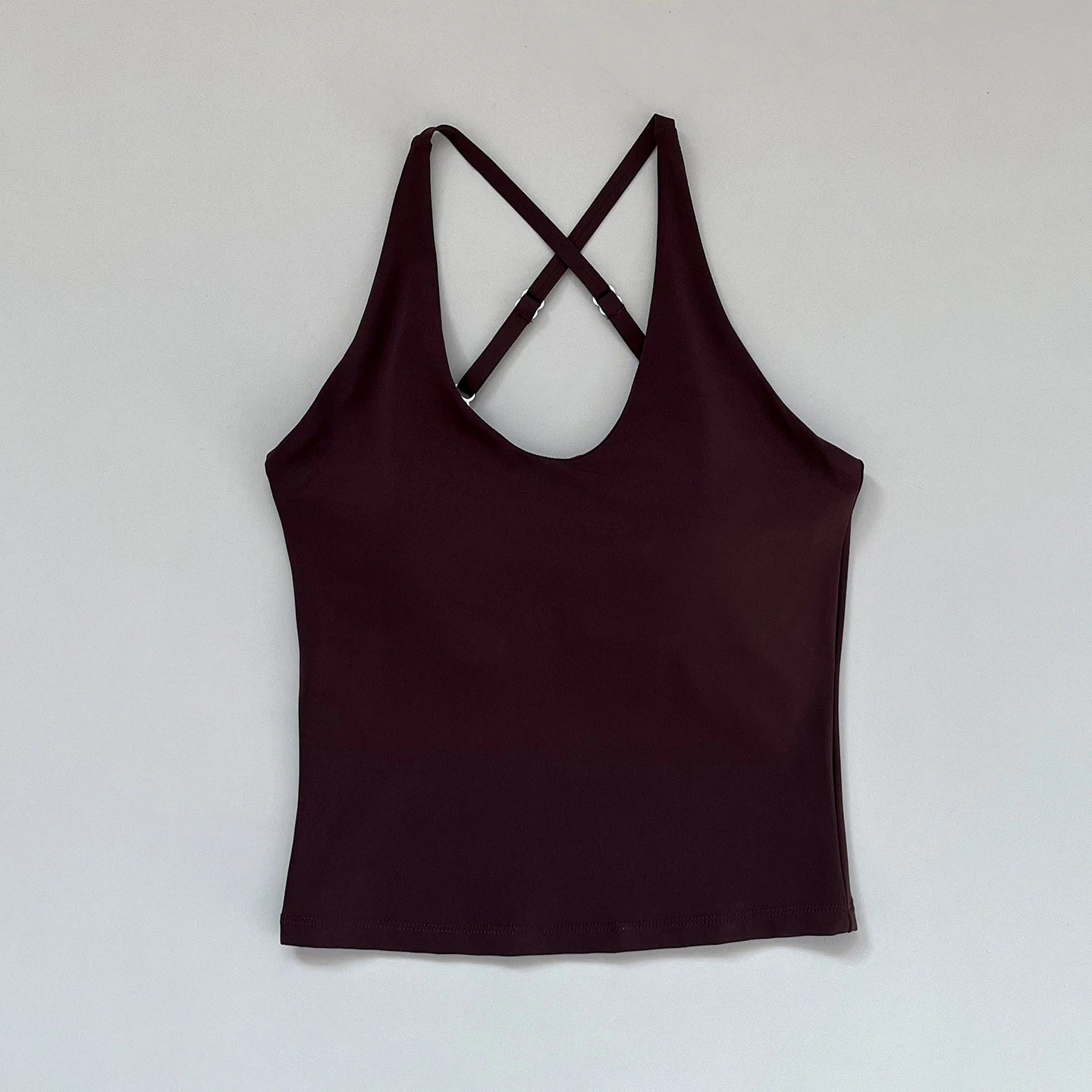 Women's Strappy Sports Bra — Beautiful-Back Padded Yoga Fitness Vest