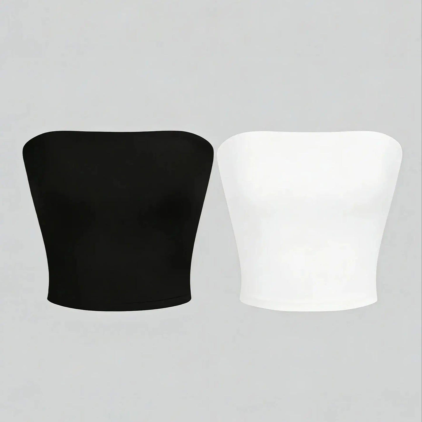 Women's Strapless Backless Halter Blouse, 2-Pack — Sexy Summer Tops
