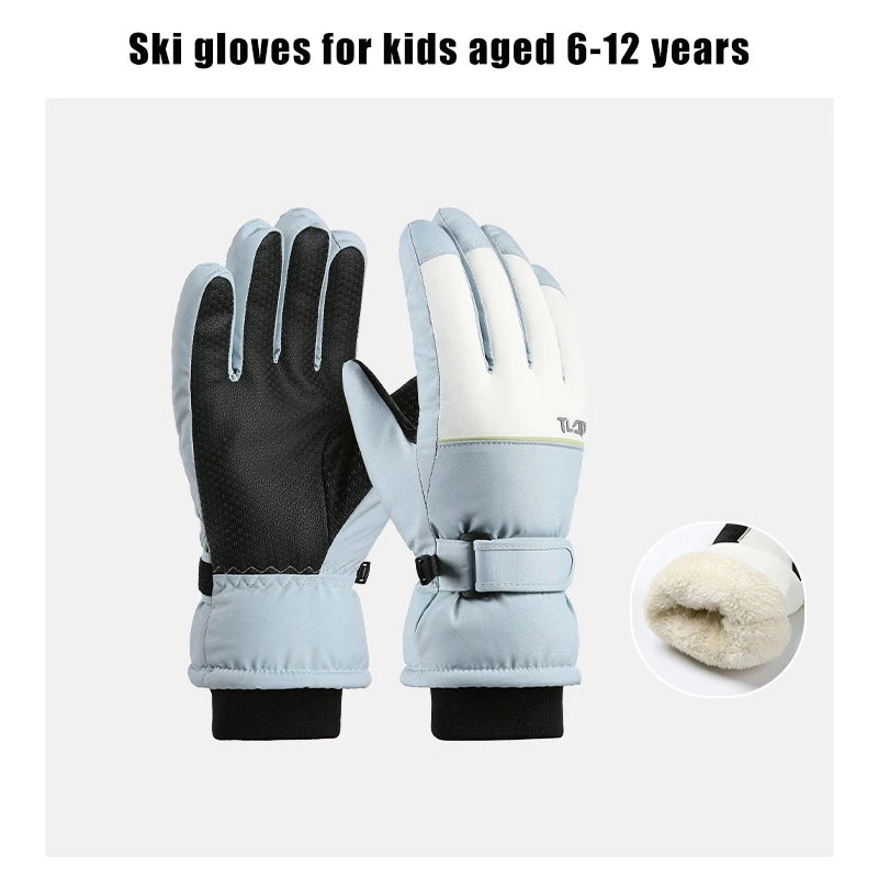 Kids Snow Gloves - Anti-Slip Winter Ski Gloves for Boys and Girls - photo 7