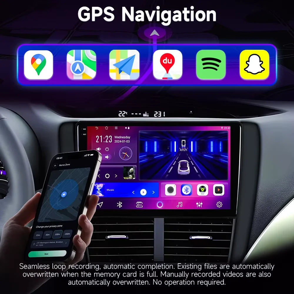 Android 16 Carplay For Alfa Romeo 147 GT 937 2000-2010 GPS Navigation Video Car Radio GPS Automotive Multimedia Car Monitor DVD