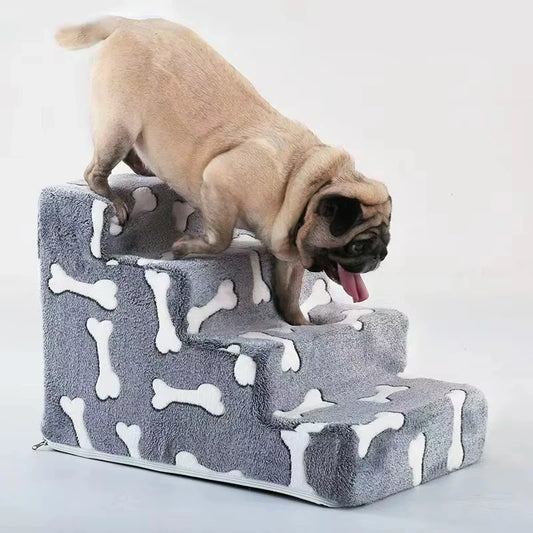 Bone-Shaped Dog Stairs - Sofa & Bed Ramp