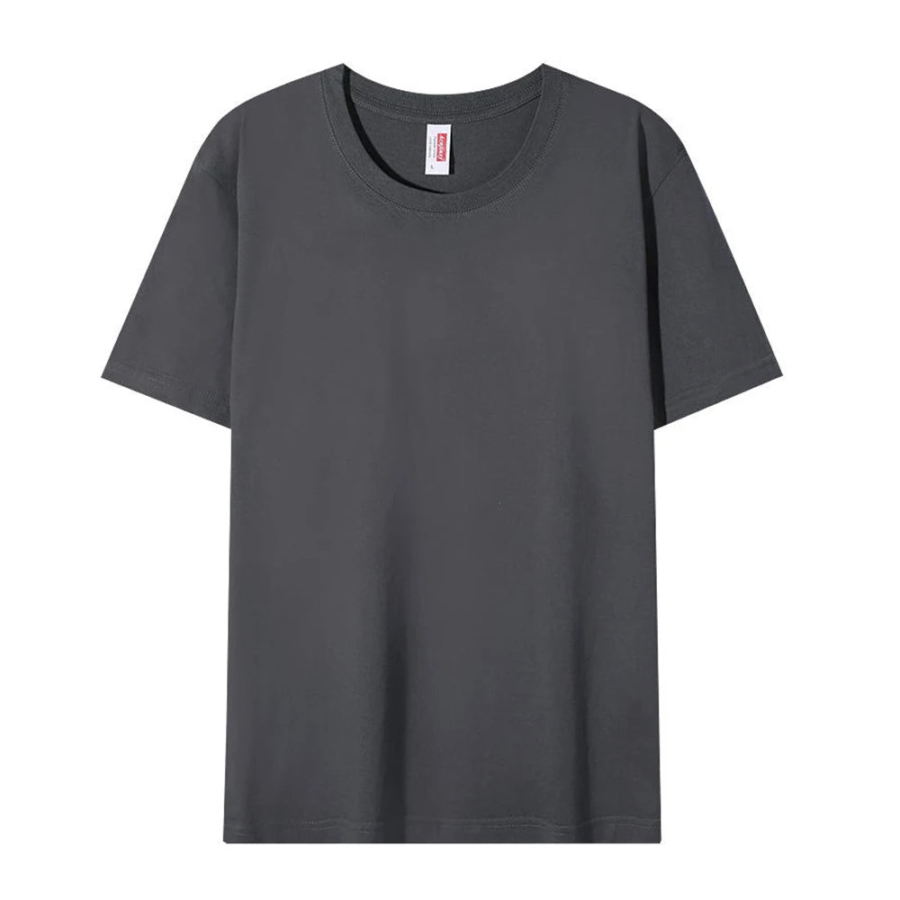 Men's plain cotton t-shirt - view 9