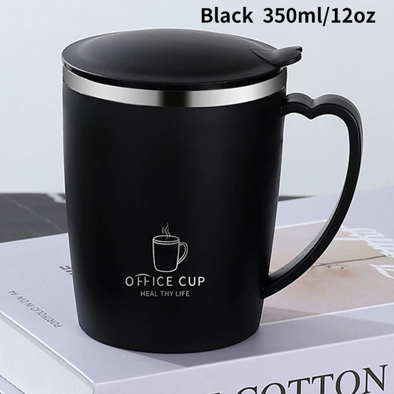350ml Stainless Steel Thermos Mug with Handle - Insulated Coffee Cup - photo 7