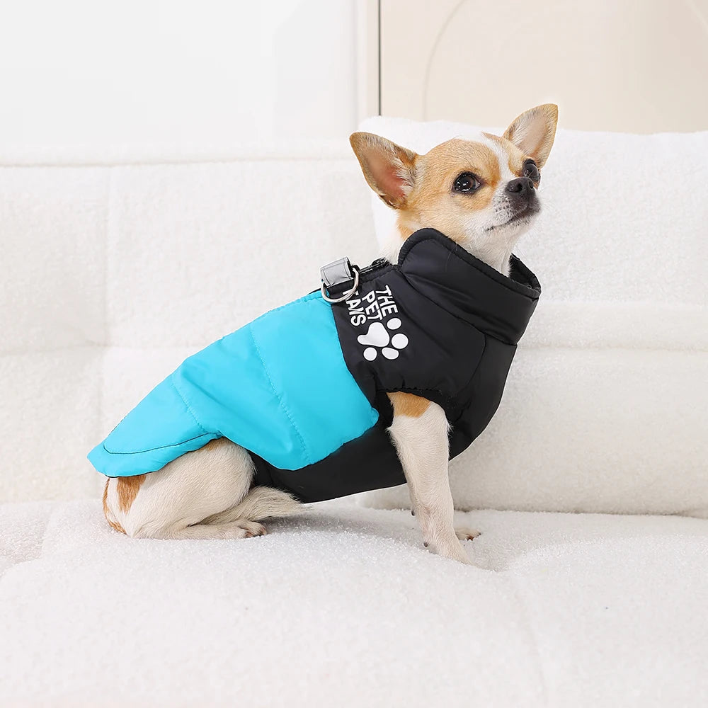 Pet Dog Jacket Autumn Winter Clothes For Small Medium Dogs Cat Waterproof Warm Chihuahua French Bulldog Vest Coat Puppy Costume